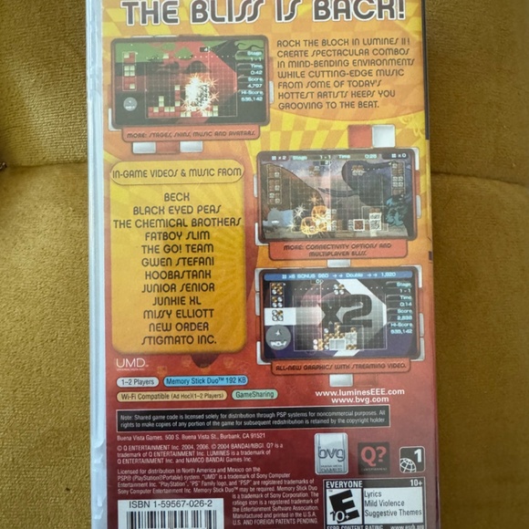 Lumines II (Sony PSP, 2006) - Picture 2 of 6